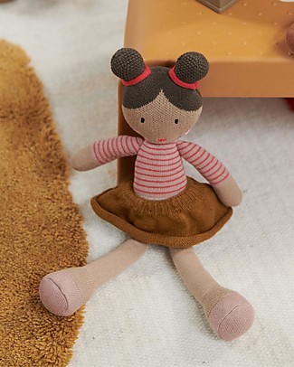 Liewood Iris Doll - Rose Multi Mix- 30 cm - 100% Organic Cotton Dolls Accessories