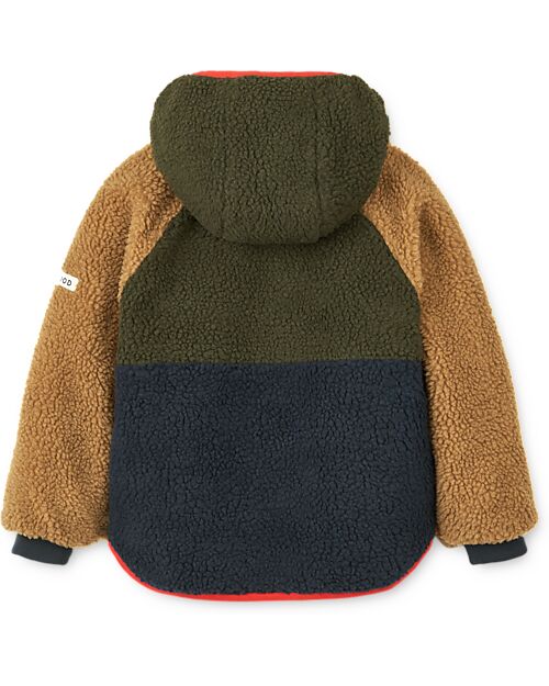 Liewood Jackson Reversible Jacket - Army Brown Mix - 100% Recycled Material Down Jacket