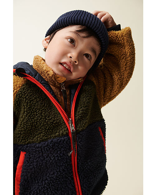 Liewood Jackson Reversible Jacket - Army Brown Mix - 100% Recycled Material Down Jacket