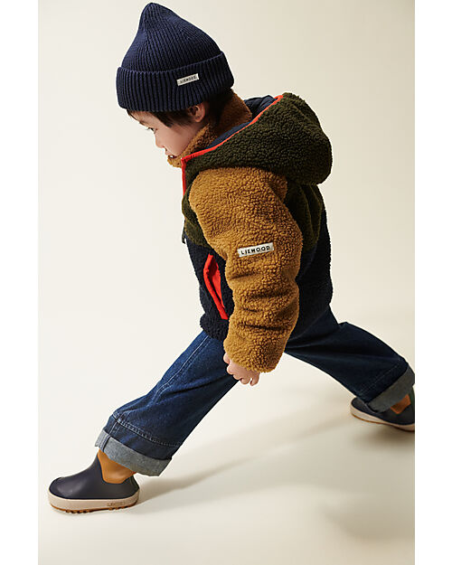 Liewood Jackson Reversible Jacket - Army Brown Mix - 100% Recycled Material Down Jacket