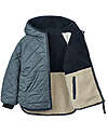 Liewood Jackson Reversible Jacket - Whale Blu Multi Mix - 100% Recycled Material Down Jacket