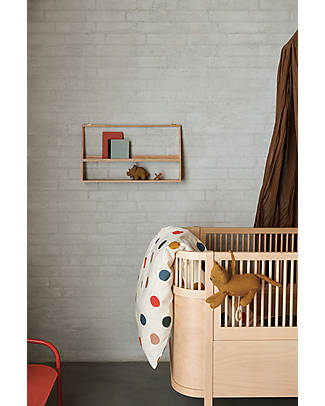 Liewood Jens Book Shelf - Natural Wood - 33.8 x 59 x 10.2 cm Shelves