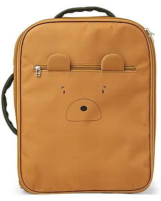 Liewood Jeremy Suitecase - Mr Bear - Golden Caramel Travel Bags