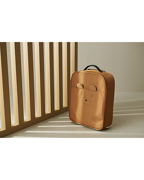 Liewood Jeremy Suitecase - Mr Bear - Golden Caramel Travel Bags