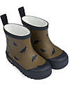 Liewood Jesse Thermo Rainboot - Bat/Khaki - Natural Rubber Lined with Eco Fur Wellies