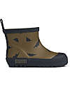 Liewood Jesse Thermo Rainboot - Bat/Khaki - Natural Rubber Lined with Eco Fur Wellies