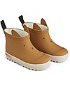 Liewood Jesse Thermo Rainboot - Golden Caramel/Sandy Mix - Natural Rubber Lined with Eco Fur Wellies