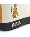 Liewood Jesse Thermo Rainboot - Leopard/Sandy Mix - Natural Rubber Lined with Eco Fur Wellies