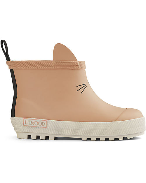 Liewood Jesse Thermo Rainboot - Tuscany Rose/Sandy Mix - Natural Rubber Lined with Eco Fur Wellies
