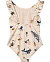 Liewood Kallie Printed Swimsuit - Sea Creatures - Sandy - UV +40 - Recycled Material Swimsuits