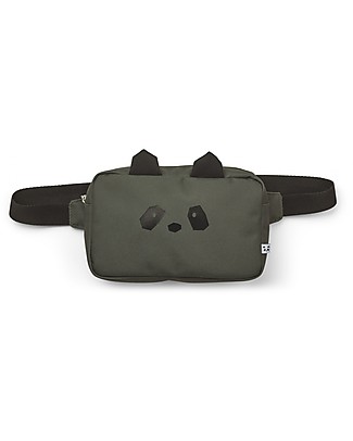 Liewood Kendall Bunbag - Green Panda - 100% recycled polyester! Messenger and Family Bags