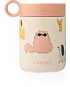 Liewood Kian Printed Food Jar - Cats and Dogs - 350 ml - Sandy Thermal Containers