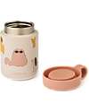 Liewood Kian Printed Food Jar - Cats and Dogs - 350 ml - Sandy Thermal Containers