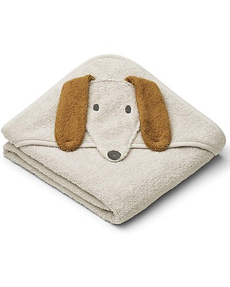 Liewood Kids Hooded Towel - Dog - 100% cotton Towels And Flannels