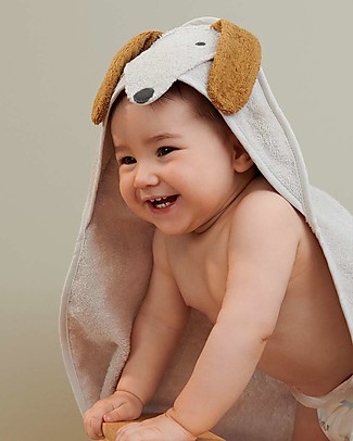 Liewood Kids Hooded Towel - Dog - 100% cotton Towels And Flannels