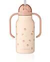 Liewood Kimmie Stainless Steel Water Bottle with handles - 250 ml - Mini Butterfly - Apple blossom Thermos Bottles