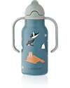 Liewood Kimmie Water Bottle - 250 ml - Arctic Sea -  Ocean View Thermos Bottles