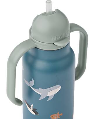Liewood Kimmie Water Bottle - 250 ml - Arctic Sea - Ocean View Thermos Bottles
