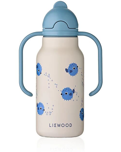 Liewood Kimmie Water Bottle 250 ml - Pufferfish - Sandy Thermos Bottles