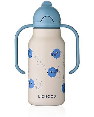 Liewood Kimmie Water Bottle 250 ml - Pufferfish - Sandy Thermos Bottles