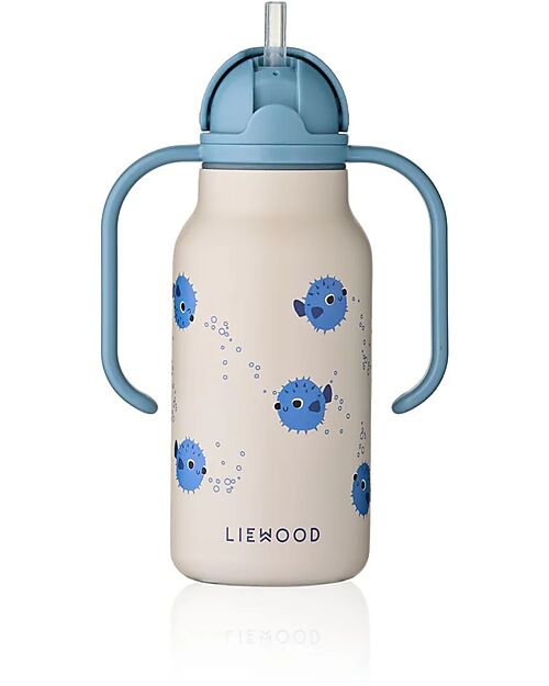 Liewood Kimmie Water Bottle 250 ml - Pufferfish - Sandy Thermos Bottles