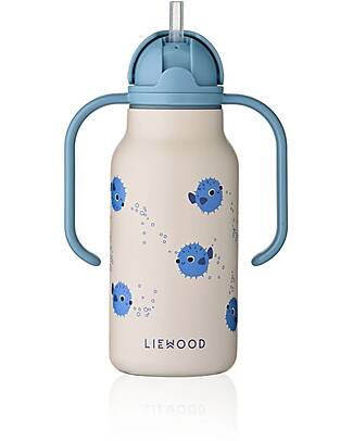 Liewood Kimmie Water Bottle 250 ml - Pufferfish - Sandy Thermos Bottles