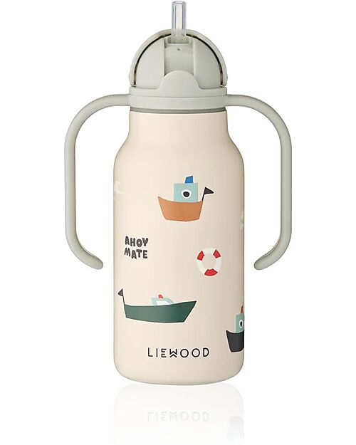 Liewood Kimmie Water Bottle 250 ml - Sailing - Sandy Thermos Bottles