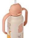 Liewood Kimmie Water Bottle - 250 ml - Sandy - Cats and Dogs Thermos Bottles