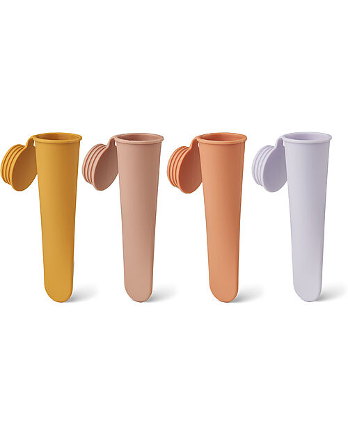 Liewood Krelle Ice Pops 4-Pack - Yellow Mellow Multi Mix - 100% Silicone Kitchen accessories
