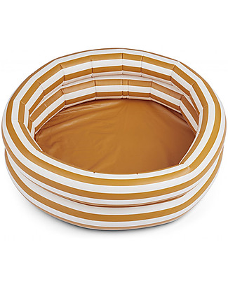Liewood Leonore Pool - Yellow Mellow and Creme de la Creme Stripes - 80x20cm Inflatable Pools