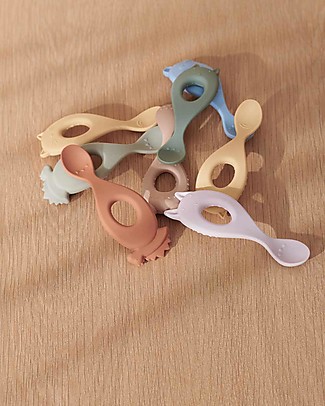 Liewood Liva Silicone Spoon 4 pack - Lavender Multi Mix Spoons, Cutlery & Chopsticks