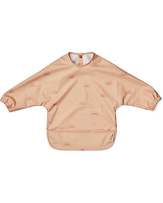 Liewood Long Sleeves Merle Waterproof Bib - Sunset and Apple blossom Mix - 100% Recycled Materials Burpy Bibs