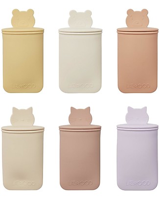 Liewood Malik Mini Set of 6 Ice Molds - Classic/Jojoba Multi Mix - Silicone Meal Sets