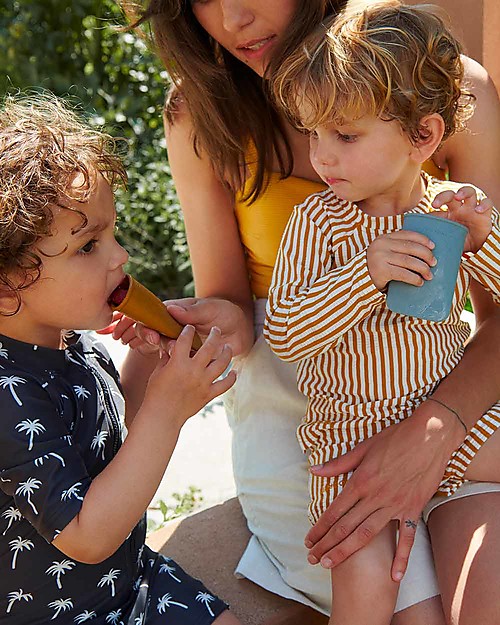 Liewood Malik Mini Set of 6 Ice Molds - Dino/Dusty Mint Multi Mix - Silicone Kitchen accessories