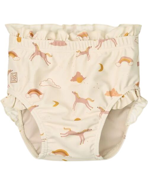Liewood Manilla Baby Swim Pants - Dream - Ecru - Recycled Material Bikinis And Tankinis
