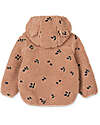 Liewood Mara Pile Jacket With Ears - Berry - Pale Tuscany - 100% Recycled Material Jackets