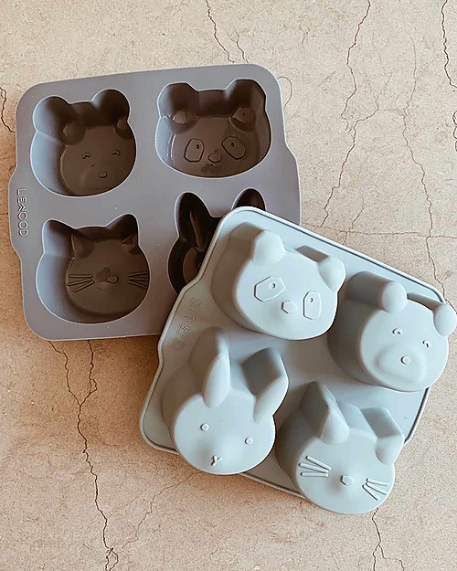 Liewood Mariam Cake Pan - 2 pack - Blue Mix Meal Sets