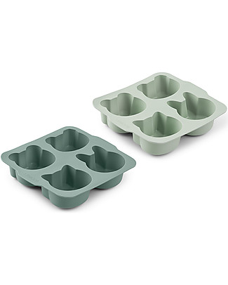 Liewood Mariam Cake Pan - 2 Pack - Mint Mix Meal Sets
