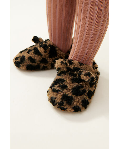 Liewood Maui Pile Slipper with Ears - Leo - Oat Mix Slippers