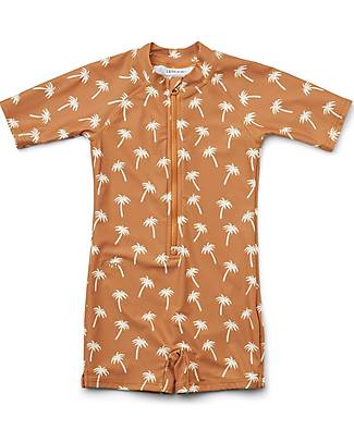 Liewood Max Swim Jumpsuit - Palms & Almond - UPF 50+ Swimsuits