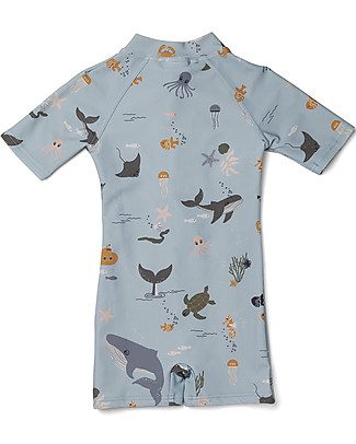 Liewood Max Swim Jumpsuit - Sea Creatures mix - UPF 50+ Swimsuits