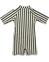 Liewood Max Swim Jumpsuit Seersucker - Green/Sandy Stripes - UPF 50+ Swimsuits