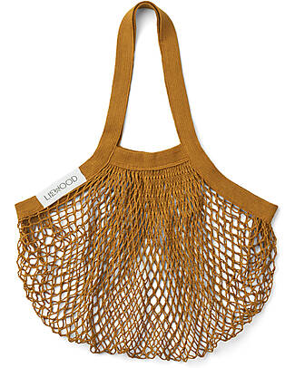 Liewood Mesi Mesh Tote Bag - Golden Caramel - 100% Organic Cotton Tote Bags