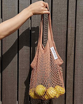 Liewood Mesi Mesh Tote Bag - Tuscany Rose - 100% Organic Cotton Lunch Boxes