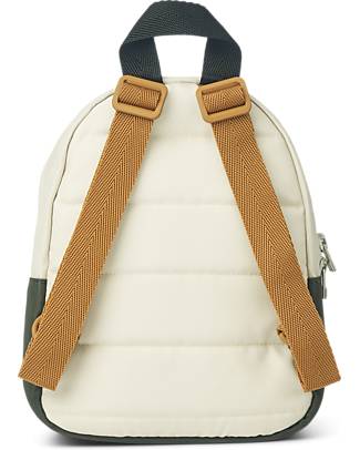 Liewood Mini Zaino Saxo per Bambini - Mr Orso/Golden Caramel Multi Mix Backpack