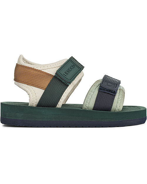Liewood Monty Sandals - Hunter Green - Lightweight and Sporty Sandals
