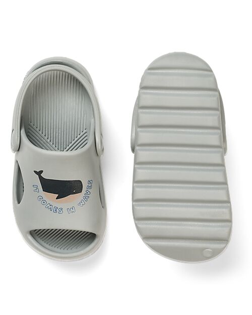 Liewood Morris Sandals - Whales/Grey - Soft and Flexibles Sandals
