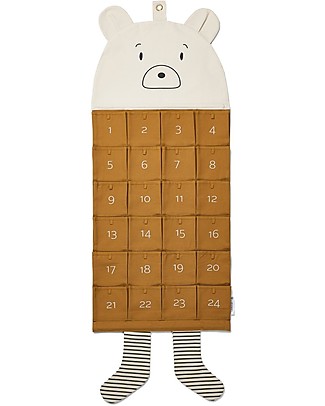 Liewood Mr Bear Christmas Calendar - Caramel - To Await Christmas with Joy! Calendars