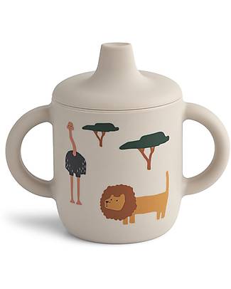 Liewood Neil Cup with Spout and Handles - Safari Sandy Mix - 150 ml Cups