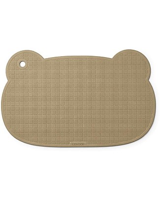Liewood Non-Slip Bath Mat - Mr Bear - Oat Carpets